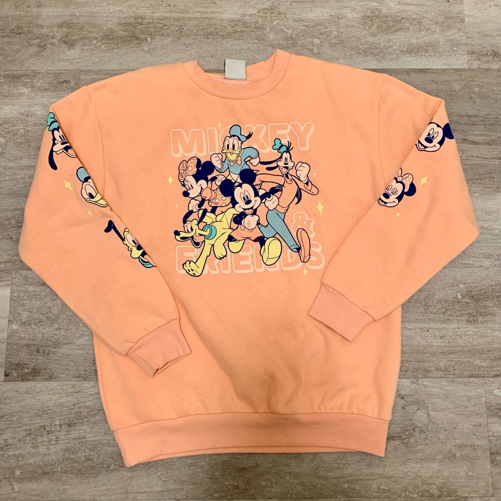 Mickey & Friends Disney Parks Peach Small Sweater